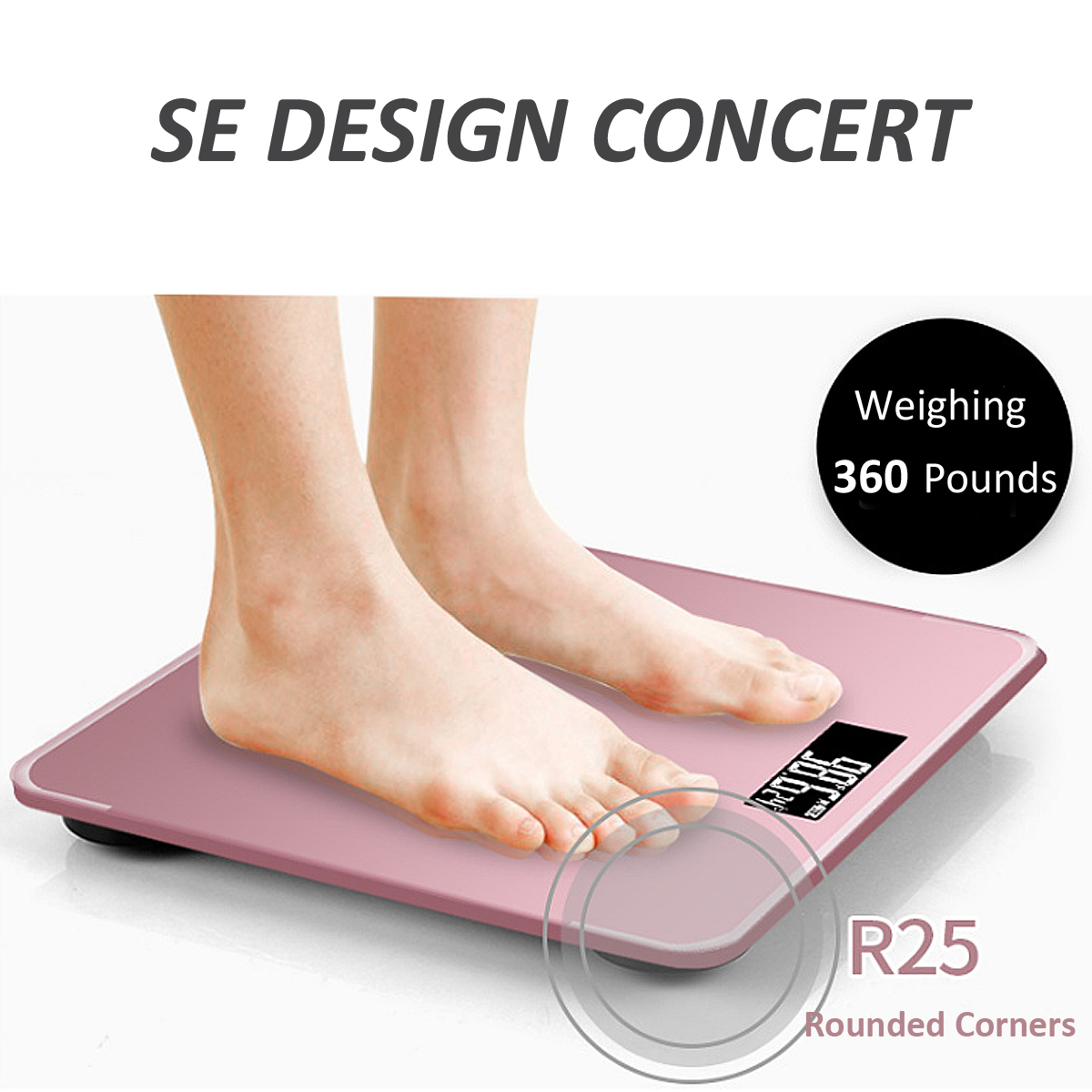 AOHANG 7 Plus USB Version 180kg LCD Electronic Digital Tempered Glass Body Weight Scale