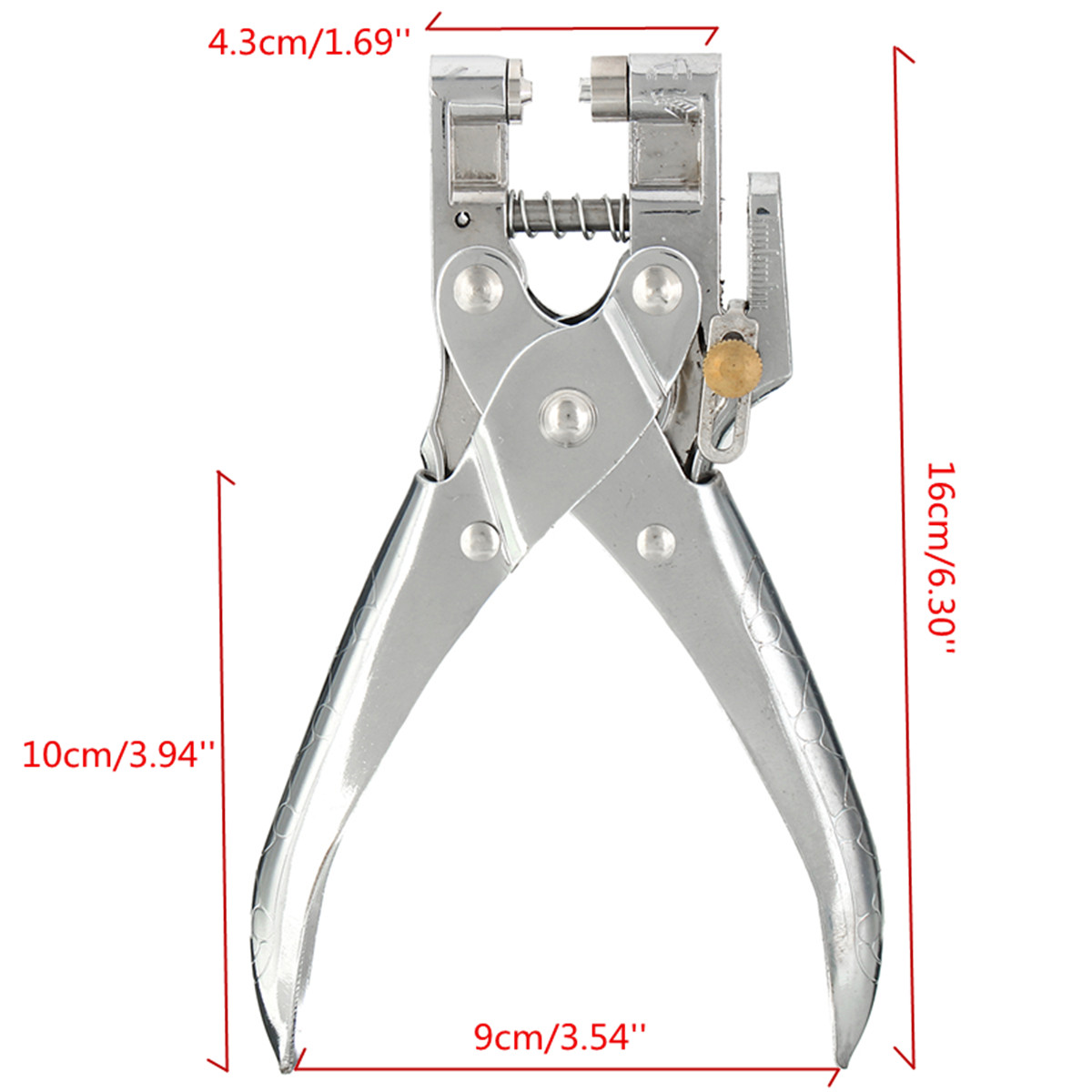 6 Inch Eyelet Grommet Setter Hole Punch Pliers Steel Fabric Canvas Repair Tool Kits