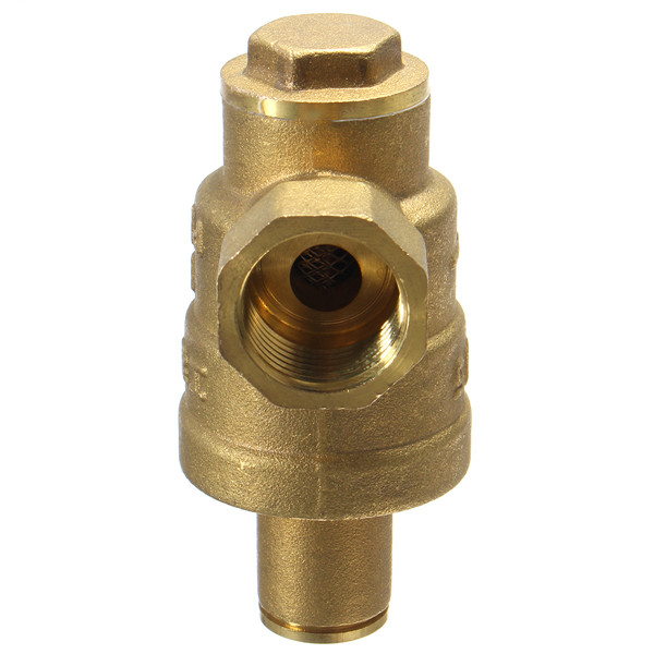 DN15 1/2' Inch Brass Water Pressure Reducing Regulator Reducer & Gauge Adjustable