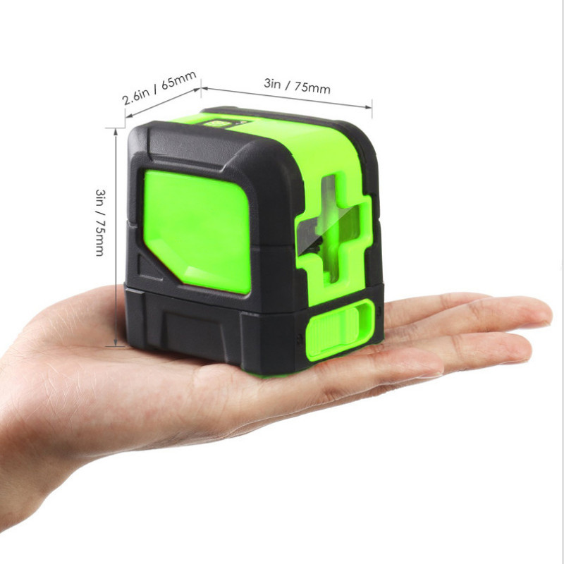 360?? Rotary 2 Line Laser Self Leveling Vertical Horizontal Level Green Measure Laser Level 