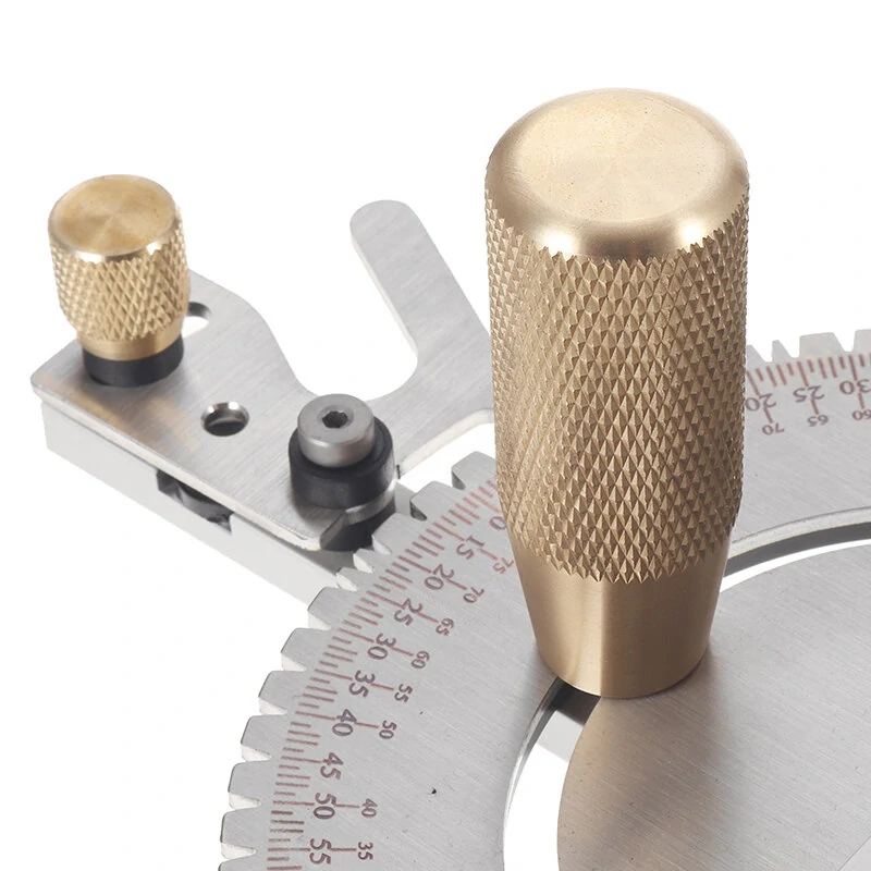 Wnew Upgraded Table Saw Miter Gauge | 27 Angle Stops & 450mm Fence for Repeatable Cuts - Image 4