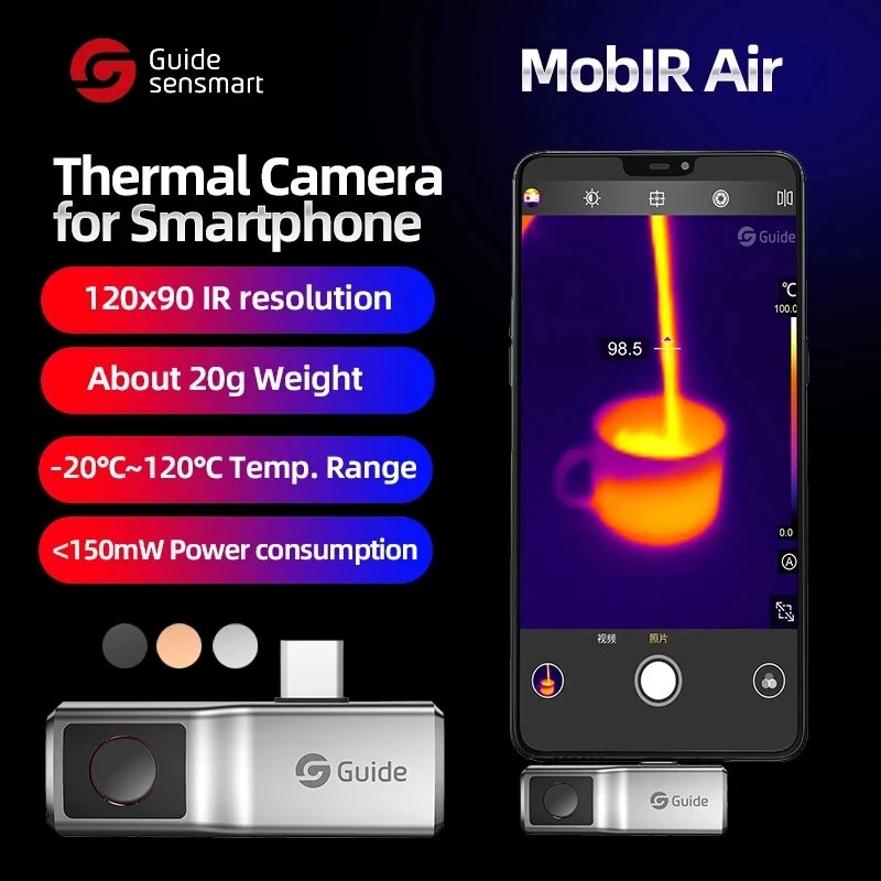 Mobir Air Thermal Imaging Camera for Android - Type-C Infrared Imager for Repair & Inspection - Image 2