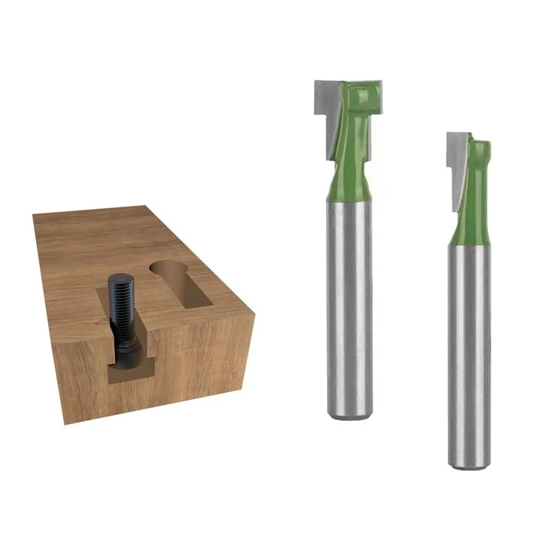 6PCS 1/4 Inch Shank Keyhole Router Bit Set | 6mm to 5/8 Inch Blade Diameter - Image 4