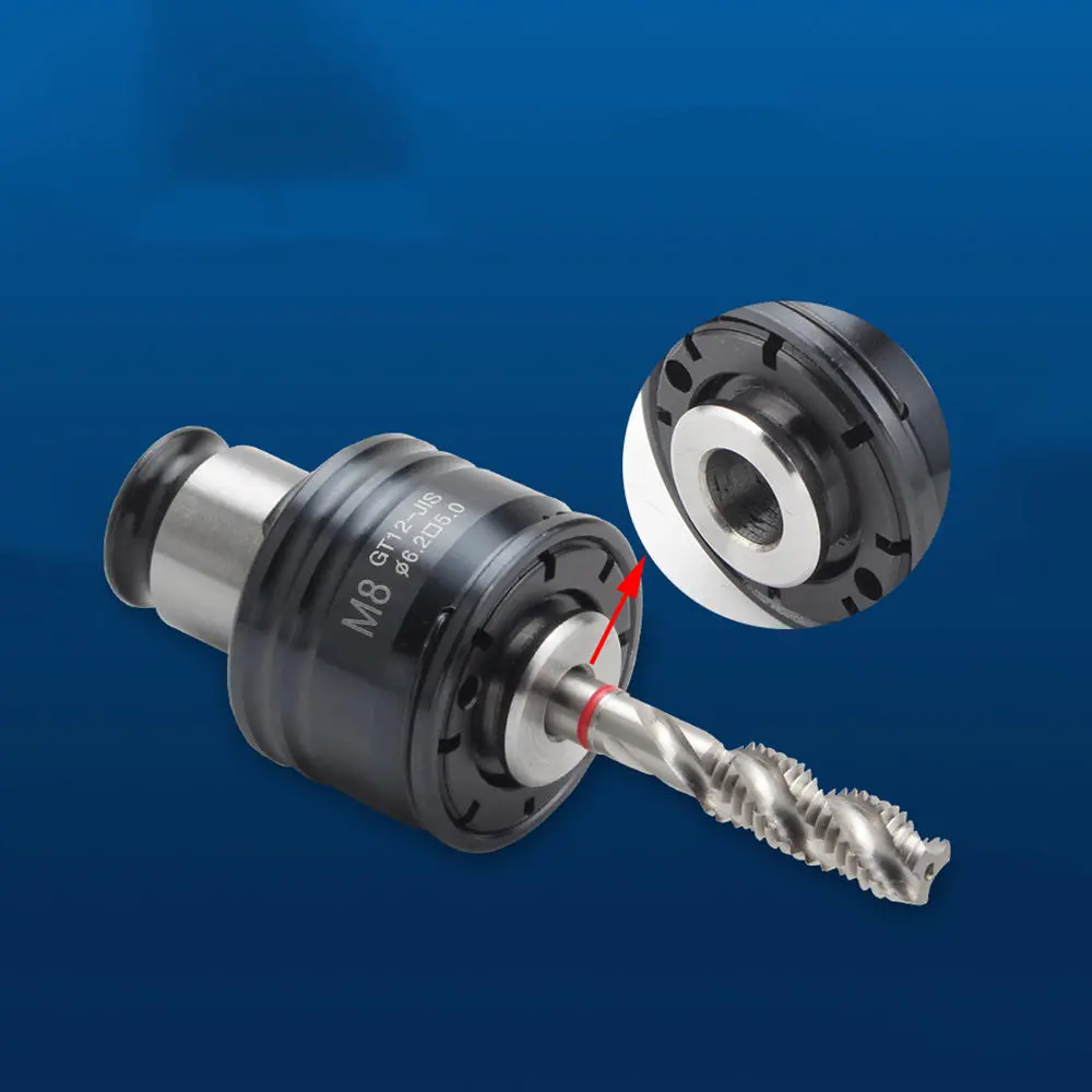 GT12 M4 M8 Pneumatic Tapping Chuck | ISO Standard with Overload Protection - Image 2