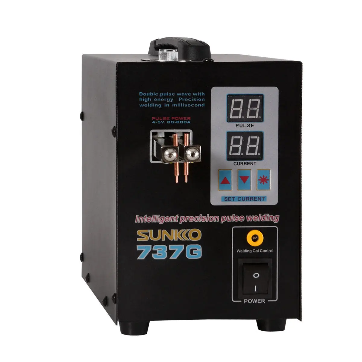 SUNKKO 737G 110V Hand Held Battery Spot Welder | Pulse & Current Display - Image 2