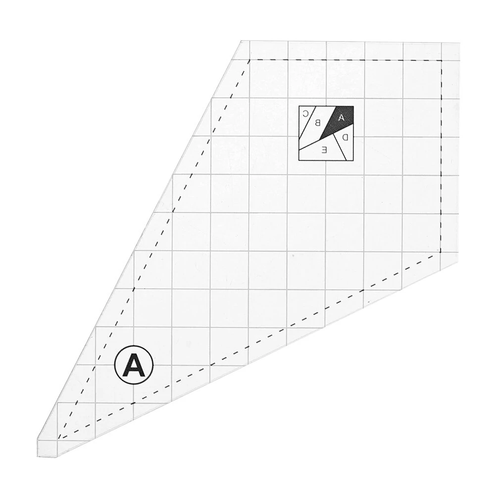 3-5Pcs Grid Sewing Ruler Template Kit | Hollow Square for Patchwork & DIY - Image 3