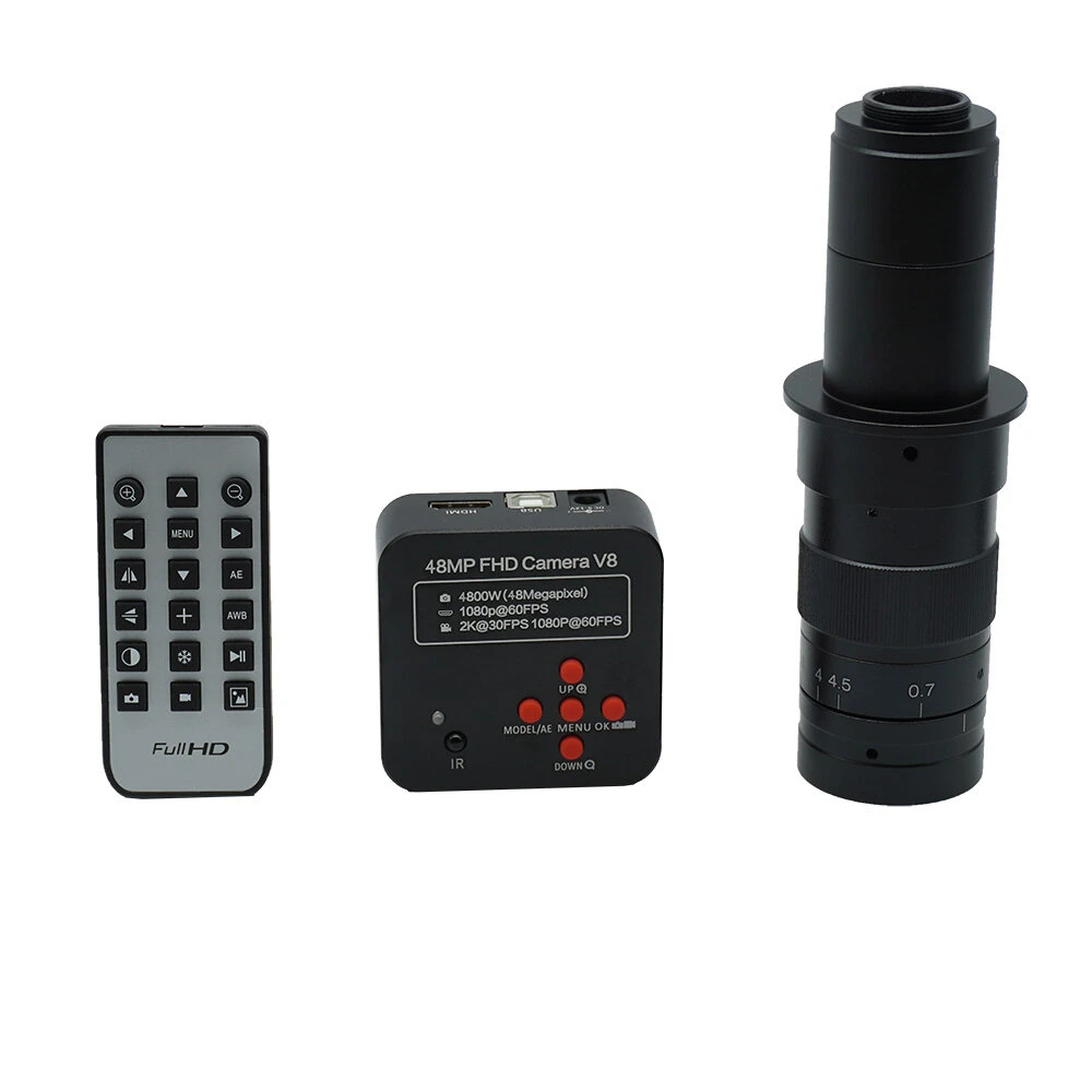 48MP USB Microscope Camera | 10X-180X Zoom Lens for Phone & SMD Repair - Image 4