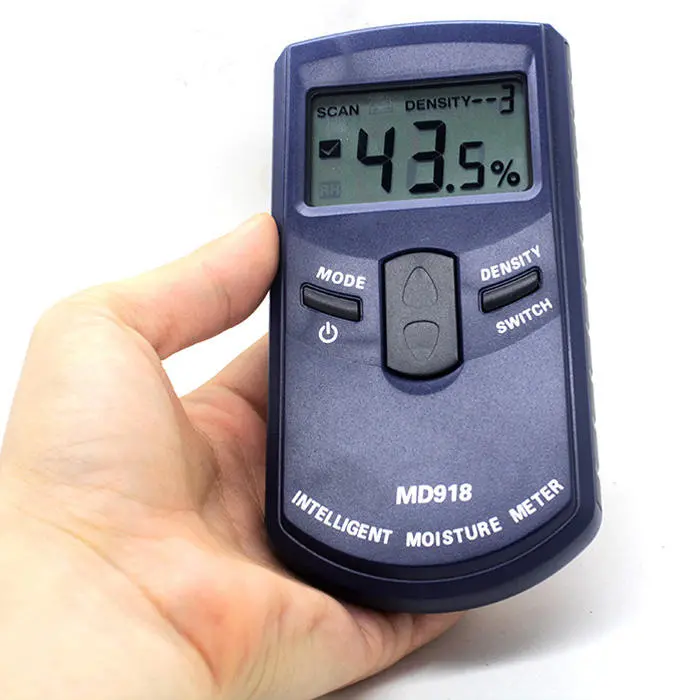 MD918 Digital Inductive Moisture Meter Wood Humidity Damp Detector 4~80% - Image 3