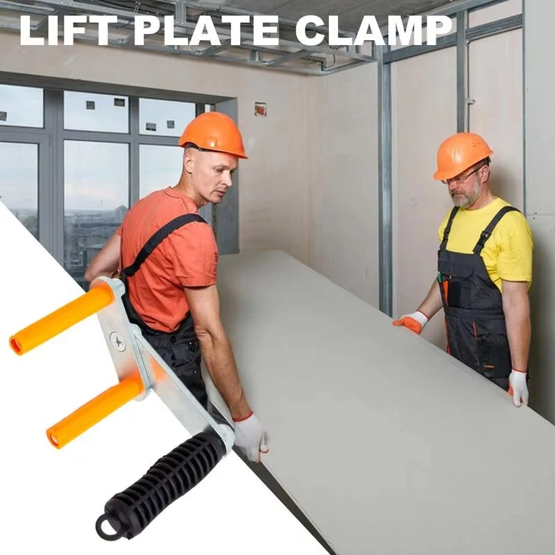 Sturdy Metal Drywall Carrier Clamp - Heavy Duty Panel Lifting Tool for Plasterboard & Stone - Image 2