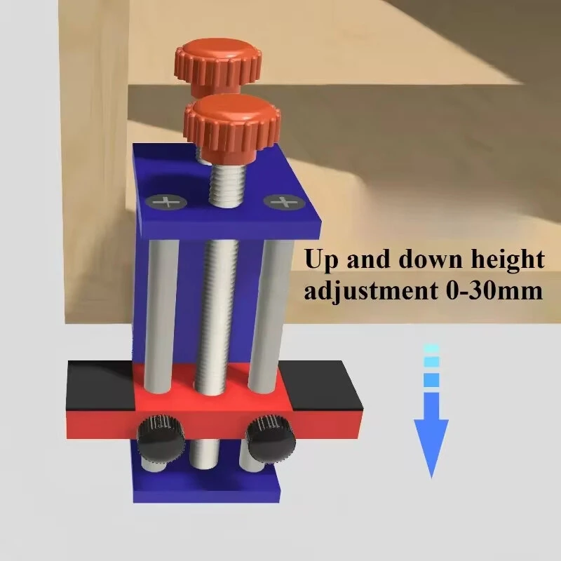 Adjustable Cabinet Door Positioner - Aluminium Alloy Handle Install Tool for Effortless Alignment - Image 2