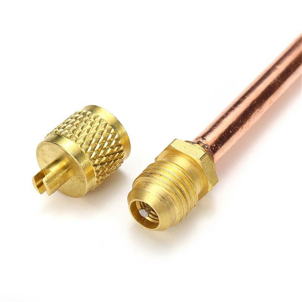 5pcs 1/4 Inch Metal One-way Air Valve | AC Refrigeration Service Access Valve - Image 5