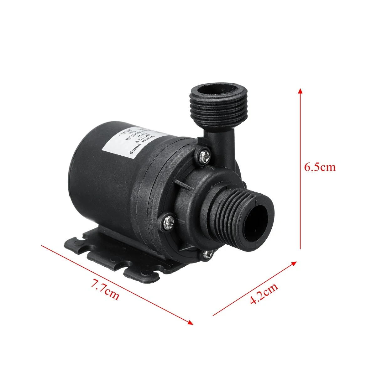 800L/H 12V DC Solar Hot Water Circulation Pump | 5M Submersible Brushless Motor - Image 4