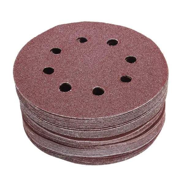 3M Sanding Discs 50pcs | 5 Inch 8 Hole | 80 to 320 Grit Assortment - Image 4