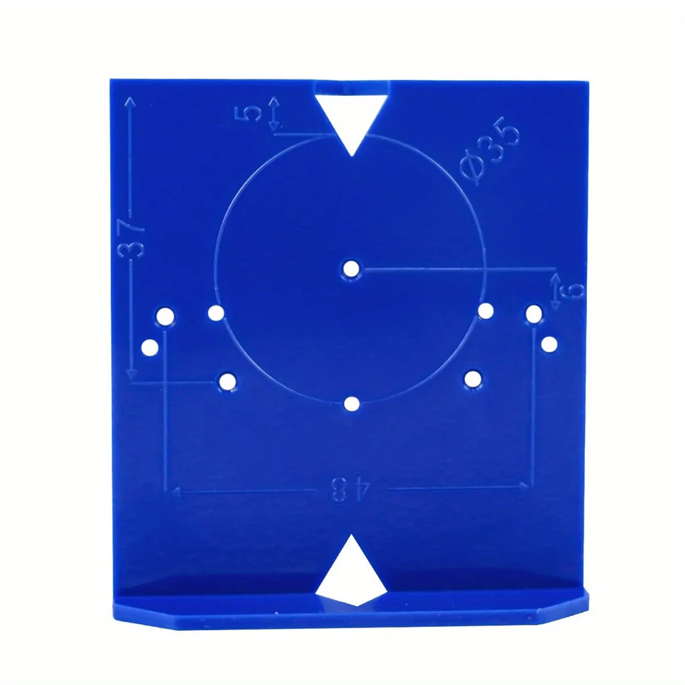 35mm/40mm Cabinet Door Hinge Drilling Locator | Alloy Drill Bit Positioning Tool - Image 3