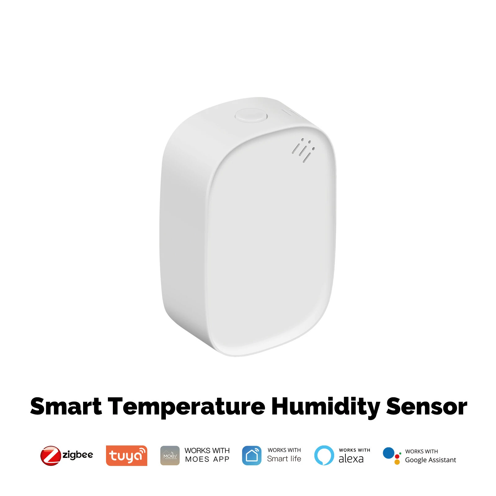 ZigBe Wireless Temperature & Humidity Sensor | 50m Range | Smart Home Voice Monitoring - Image 2