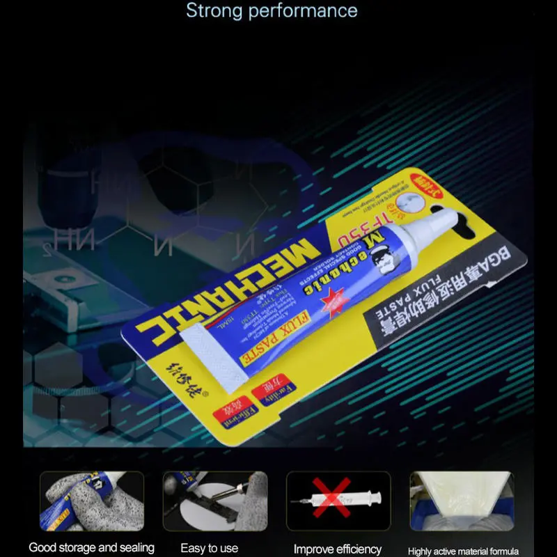MECHANIC TF350 Lead-Free Solder Paste | No-Clean High Activity 15ml - Image 4
