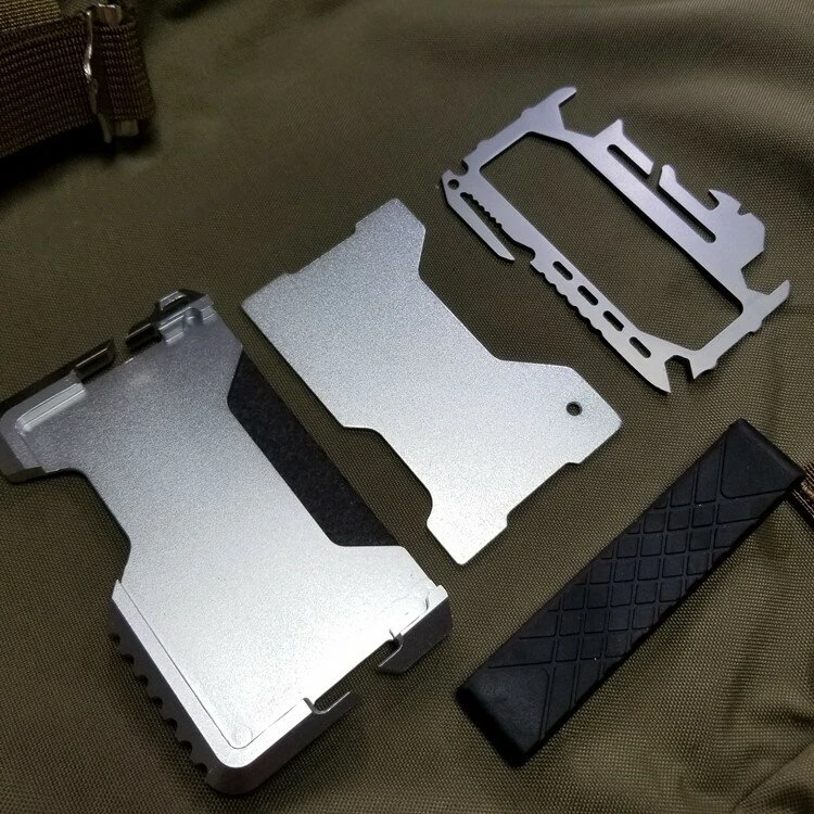 Metal EDC Wallet - Tactical Multi-Function Card Holder for Army Fans - Image 2