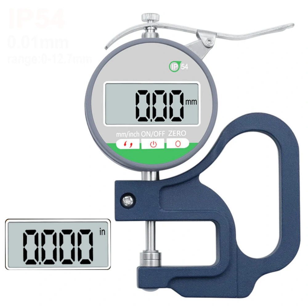 0.01mm Digital Thickness Gauge - Touch Screen Micrometer | 0.001mm Micron Tester - Image 2