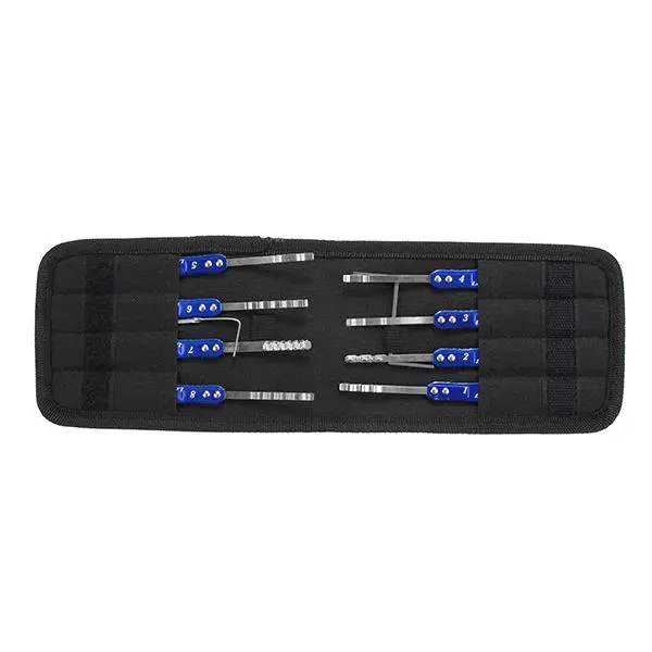 8Pcs Safety Box Lockpicks - Quick Opening with 2 Transmission Gears - Image 4