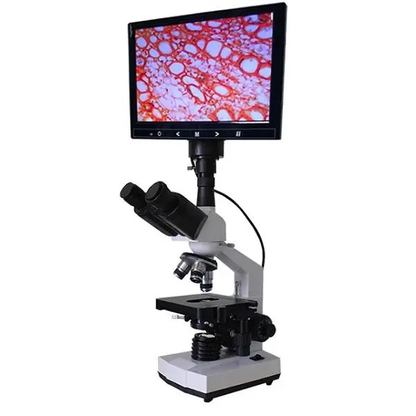 7 Inch Screen Sperm & Live Blood Analysis Microscope | Darkfield Biological Microscope - Image 4