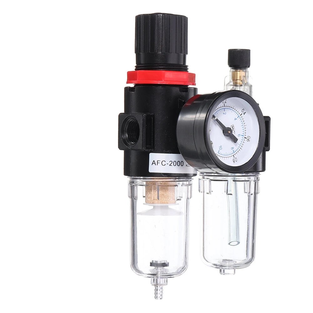 LAIZE AFC2000 Air Filter Regulator - 1/4 Inch Thread Water Oil Separator for Air Tools - Image 2