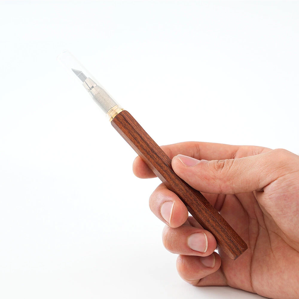 GANWEI Woodworking Marking Knife - Wood Handle Scribing Gauge Tool for Carving & DIY - Image 4