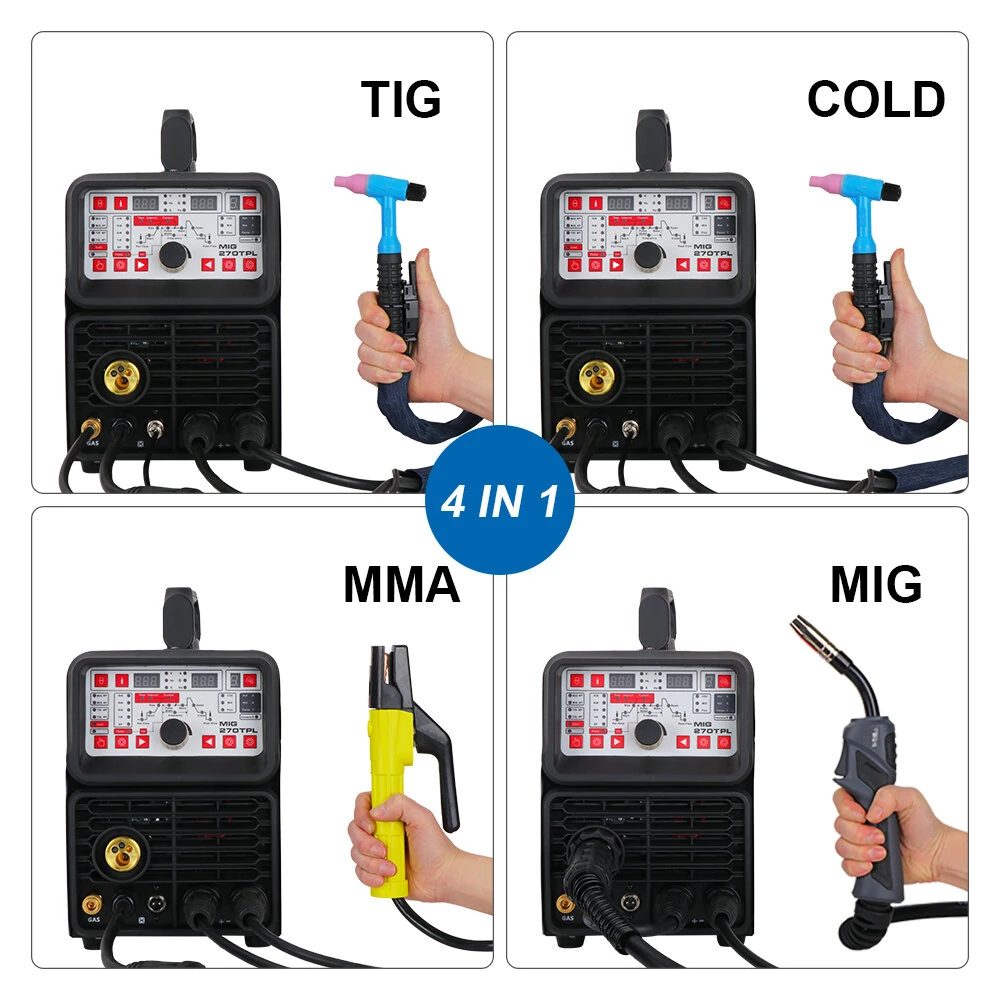 ANDELI MIG-270TPL MIG Welder | 220V 4-in-1 MIG/MAG/TIG/MMA | Pulse & Cold Function - Image 4