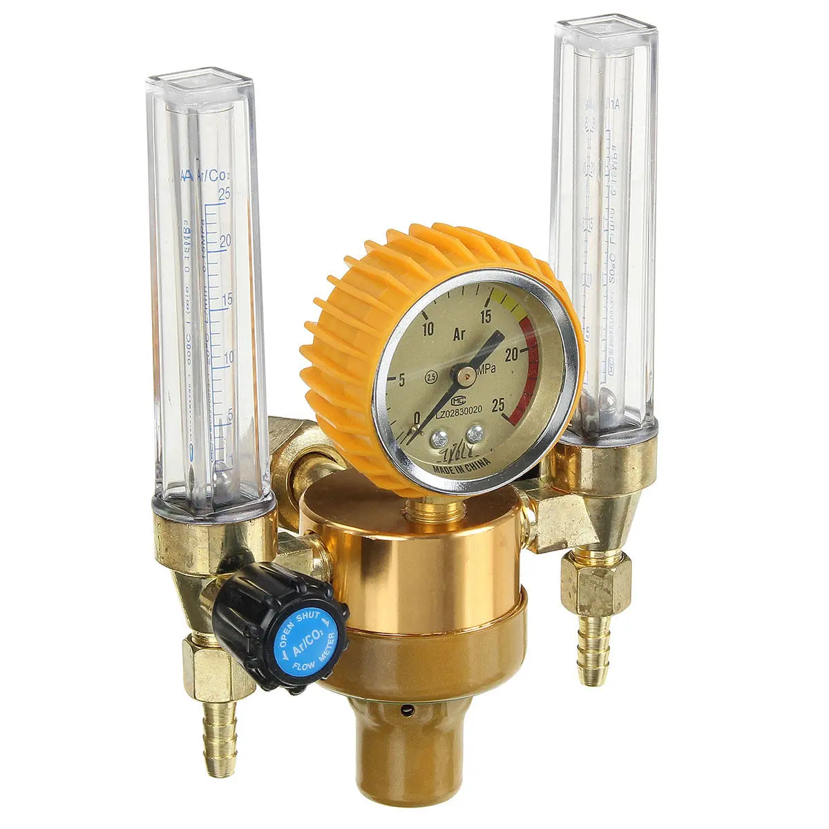 Argon Regulator with Flow Meter & Pressure Gauge | 2-Tube MIG TIG Control Valve - Image 3