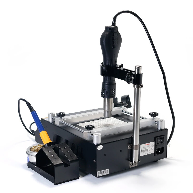 YIHUA 853AAA 3-in-1 BGA Rework Station | 220V 60W Preheater & Hot Air Tool - Image 4