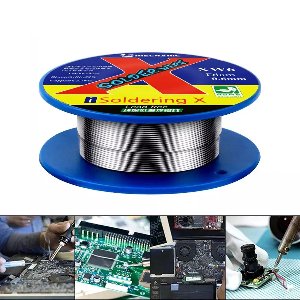 MECHANIC 50g 0.6mm Rosin Core Lead-Free Solder Wire | Sn42/Bi58 Low Melt - Image 4