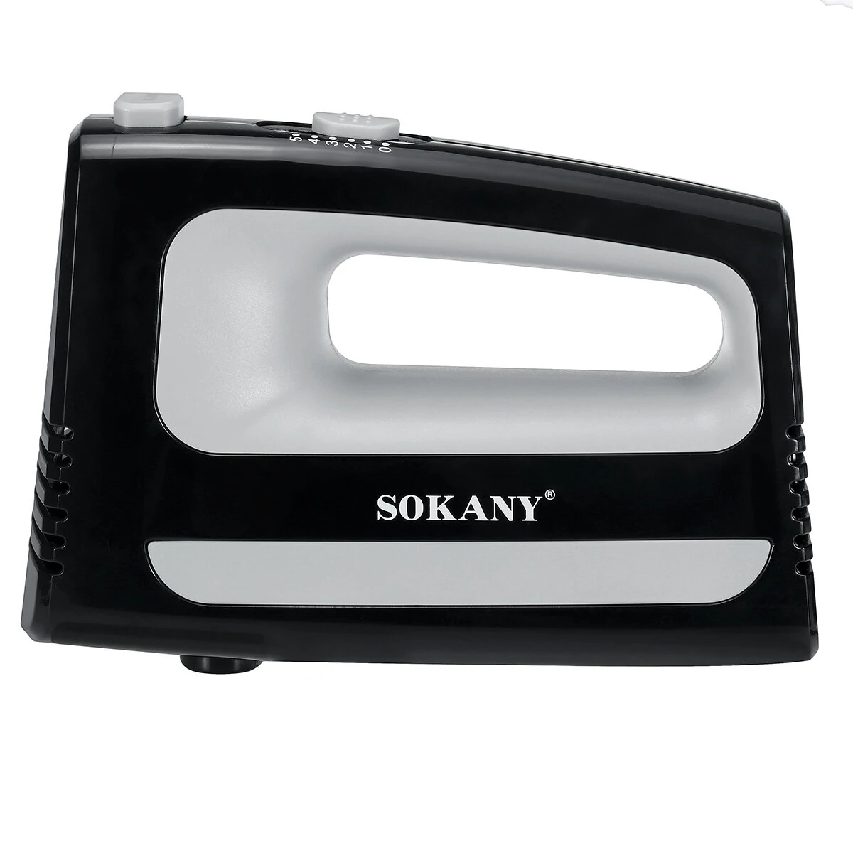 SOKANY Stainless Steel Electric Cake Mixer - 5-Speed Portable Food Beater - Image 2