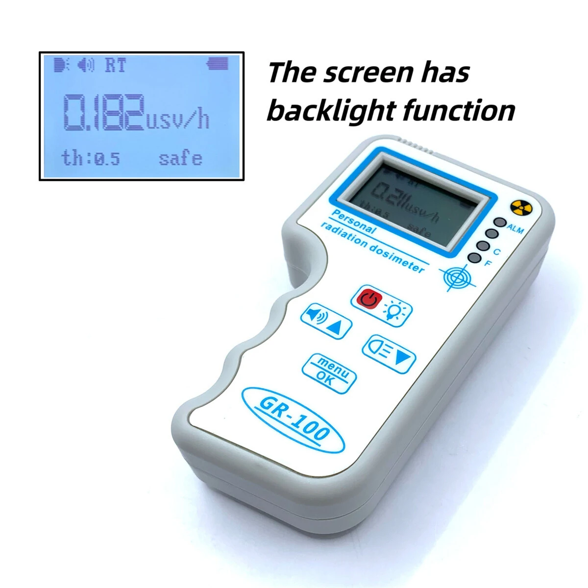 Geiger Counter Nuclear Radiation Detector - Portable Dosimeter for X-ray Gamma Beta - Image 3