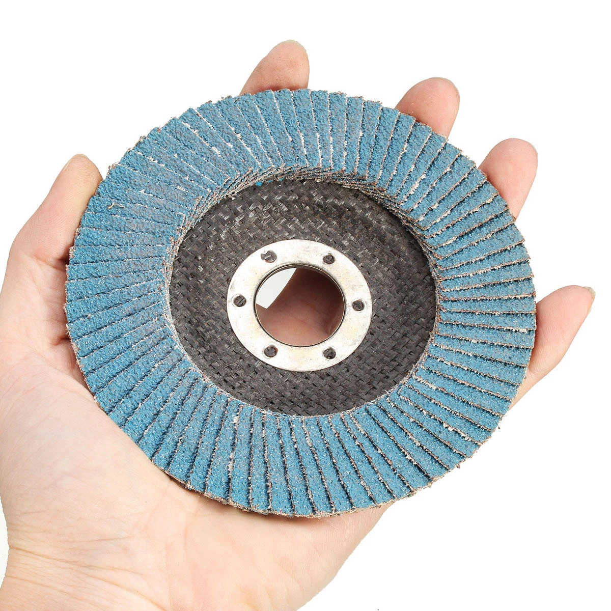 2pcs 115mm Flap Sanding Disc | 60 Grit Angle Grinder Wheel for Grinding & Polishing - Image 2