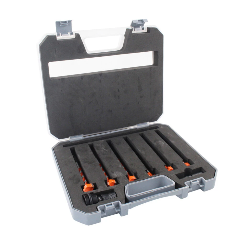 10Pcs Woodworking Hole Opener Set - Alloy Threaded Hex Shank Punch Bits - Image 5
