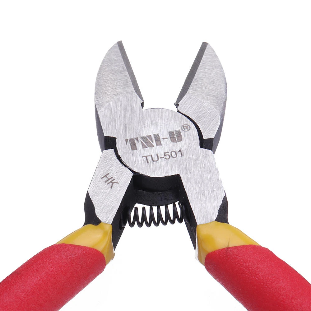 TU-501 Carbon Steel Diagonal Pliers | Electronic Cable Cutter & Clamp Tool - Image 5