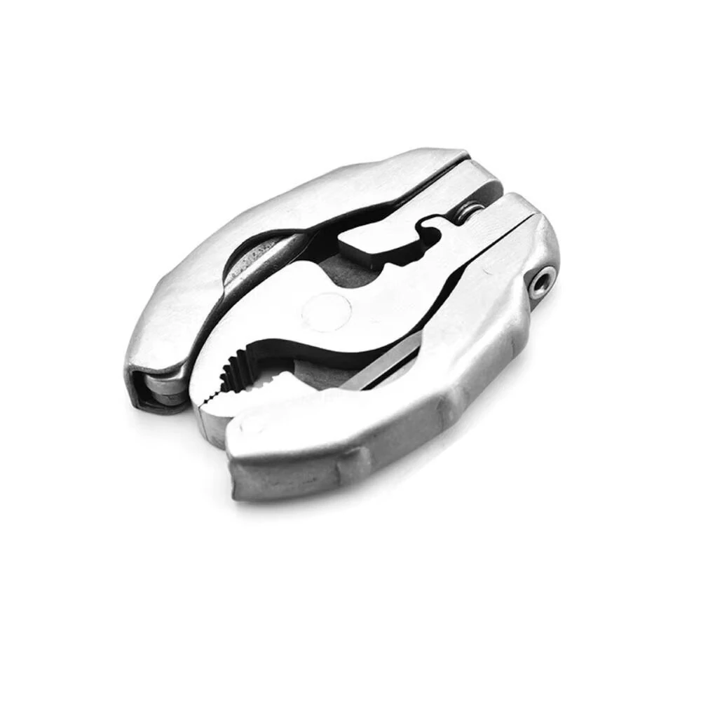 Portable 9-in-1 Pocket Pliers Keychain | Mini EDC Tool with Screwdriver & Wire Cutter - Image 3