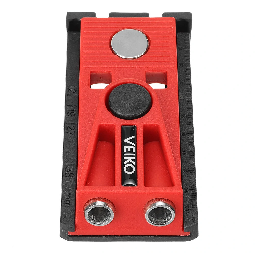 VEIKO 9.5MM Pocket Hole Jig Kit - Woodworking Drill Guide & Angle Positioning Tool - Image 2