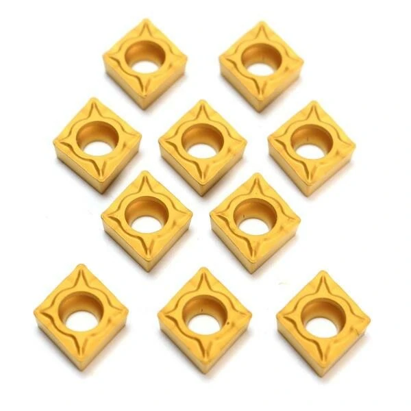 Machifit CCMT060204-HM YBC251 Carbide Insert - 10pcs Titanium Coated Cutter - Image 2