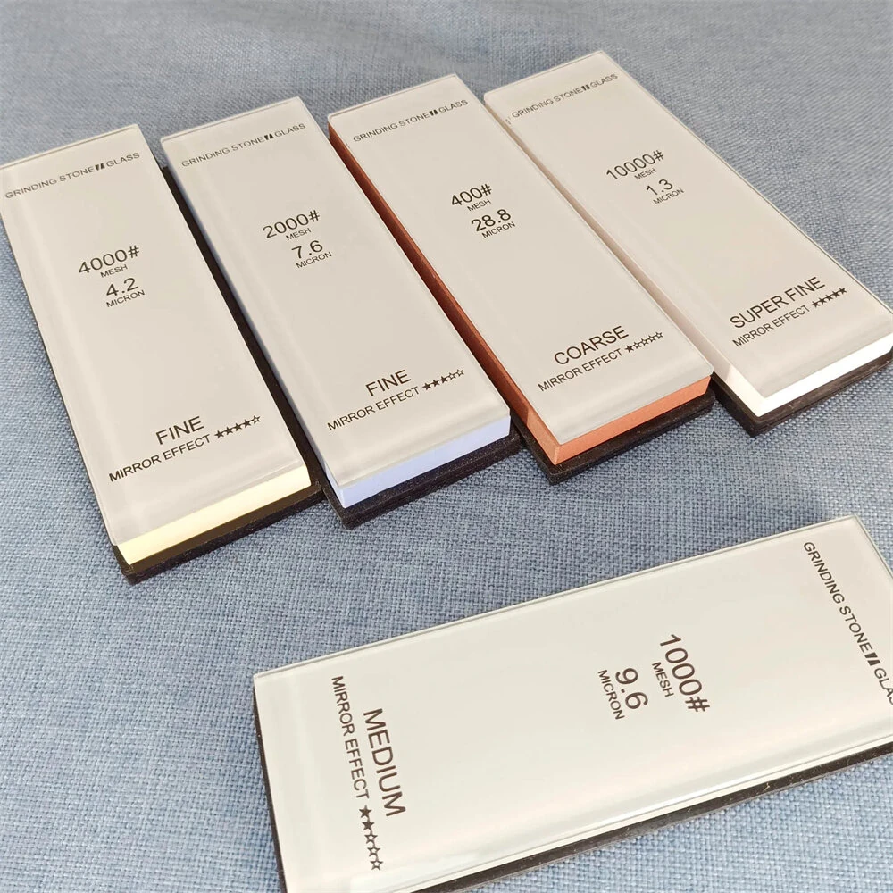 White Alundum Sharpening Stone 240-10000 Grit | 180x60x20mm Whetstone for Knives & Tools - Image 4