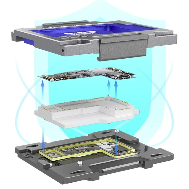Mijing C20 4-in-1 Motherboard Tester Stand | iPhone 12 Pro Max & 12 Mini PCB Repair Fixture - Image 3