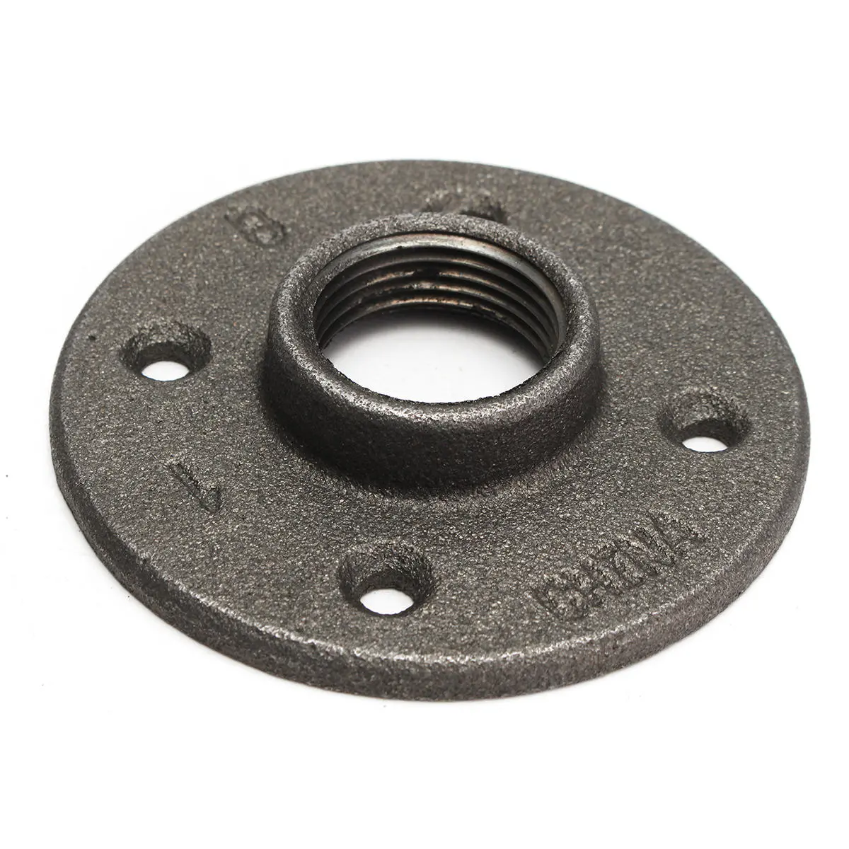 Iron Pipe Floor Flange - 1 Inch Black Reinforced Plumbing Fitting | Threaded - Image 3