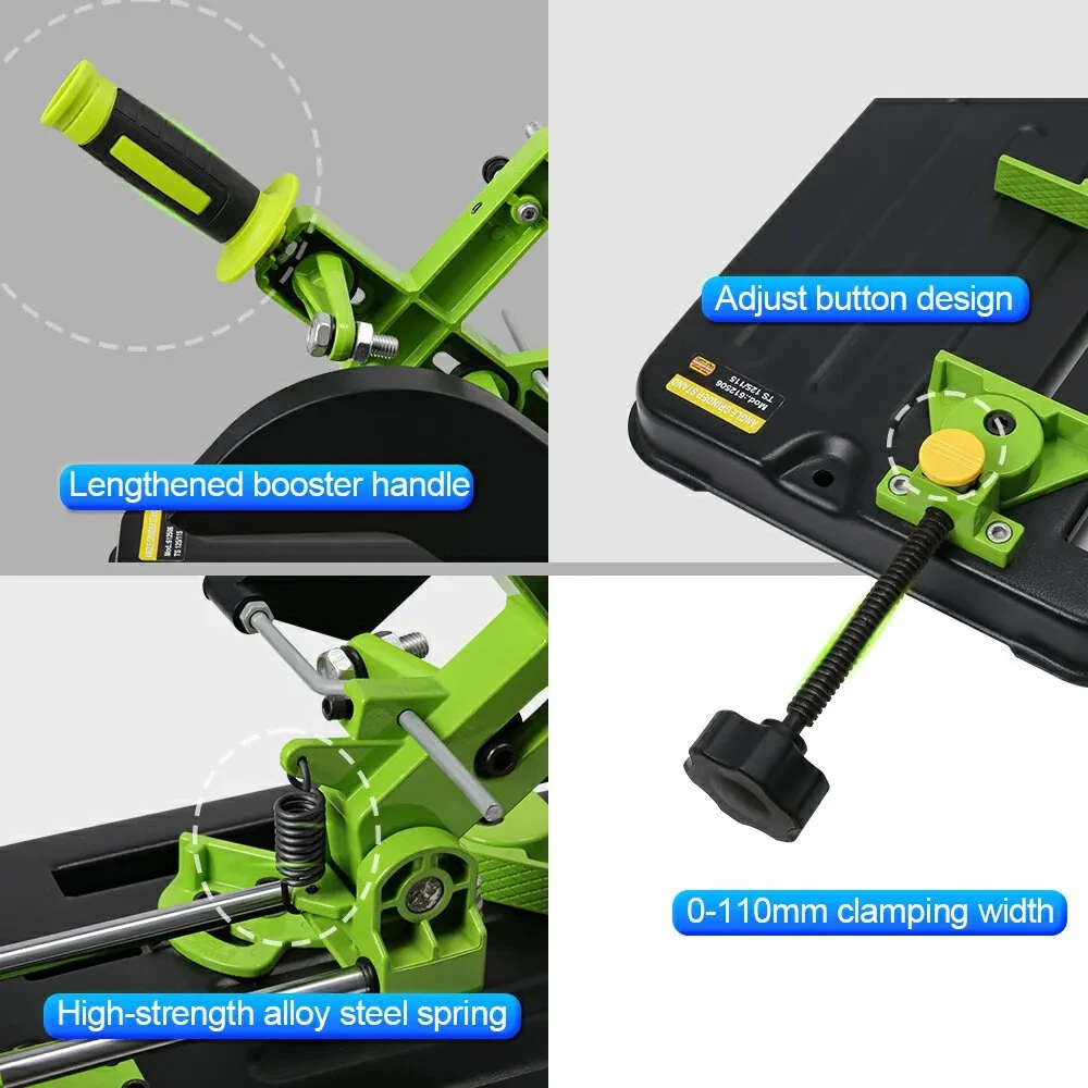 Drillpro Universal Angle Grinder Stand | Adjustable Cutting Base for 115mm 125mm Grinder - Metal Woodworking Tool - Image 4