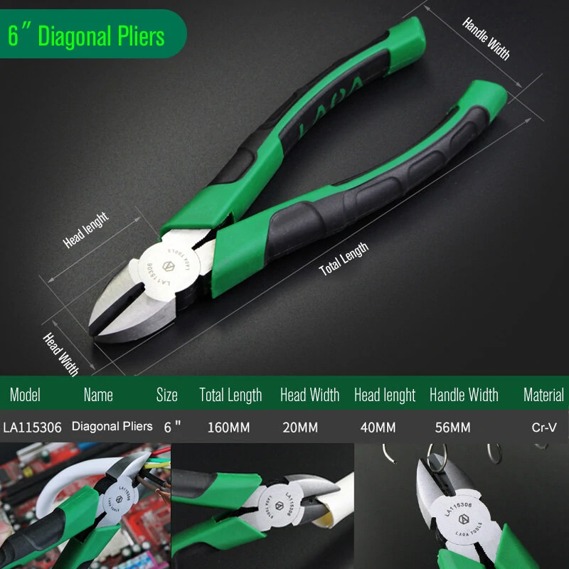 LAOA Japan Type Long Nose Pliers - Cr-V Steel Wire Cutter | Fishing Pliers & Fish Tools - Image 4