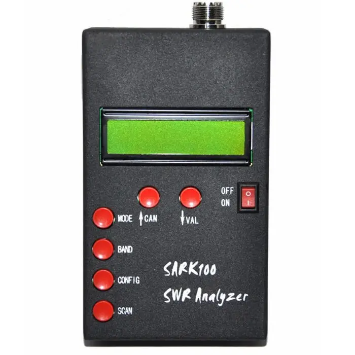 SARK100 Antenna Analyzer | 1-60 MHz SWR Meter for Ham Radio - Image 3