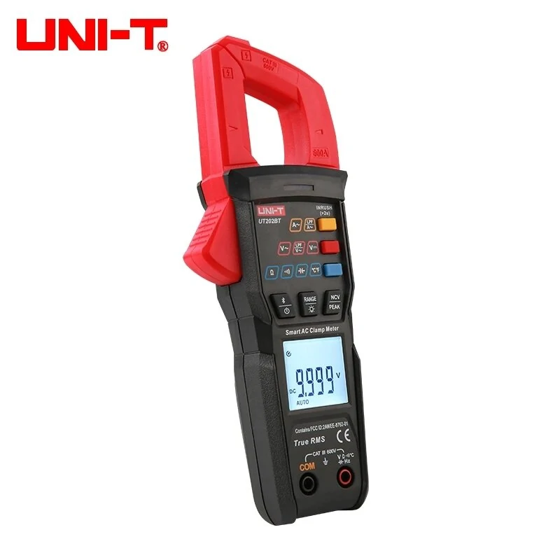 UNI-T UT202BT Bluetooth Clamp Meter - 600A AC/DC TRMS Ammeter Tester | NCV - Image 2