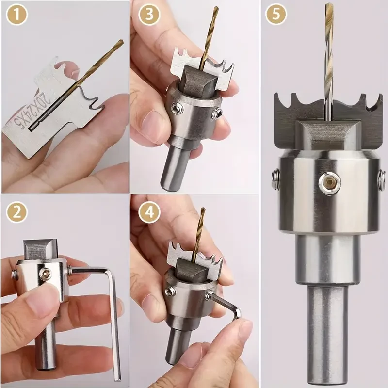 Wooden Beads Drill Bit Set - 16PCS Wood Ring Maker & Milling Cutter for Jewelry - Image 4