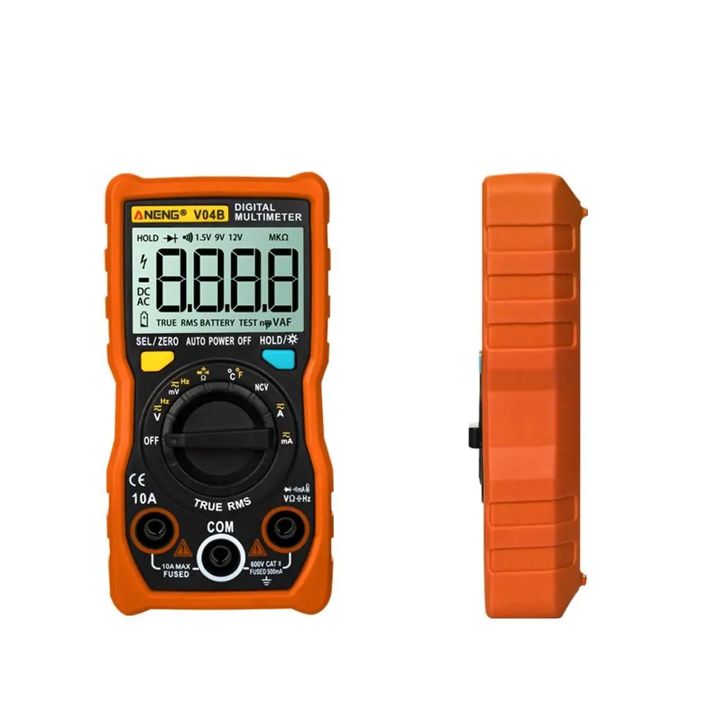ANENG V04B True RMS Multimeter | 4000 Counts, NCV, Capacitance & Temp - Image 2