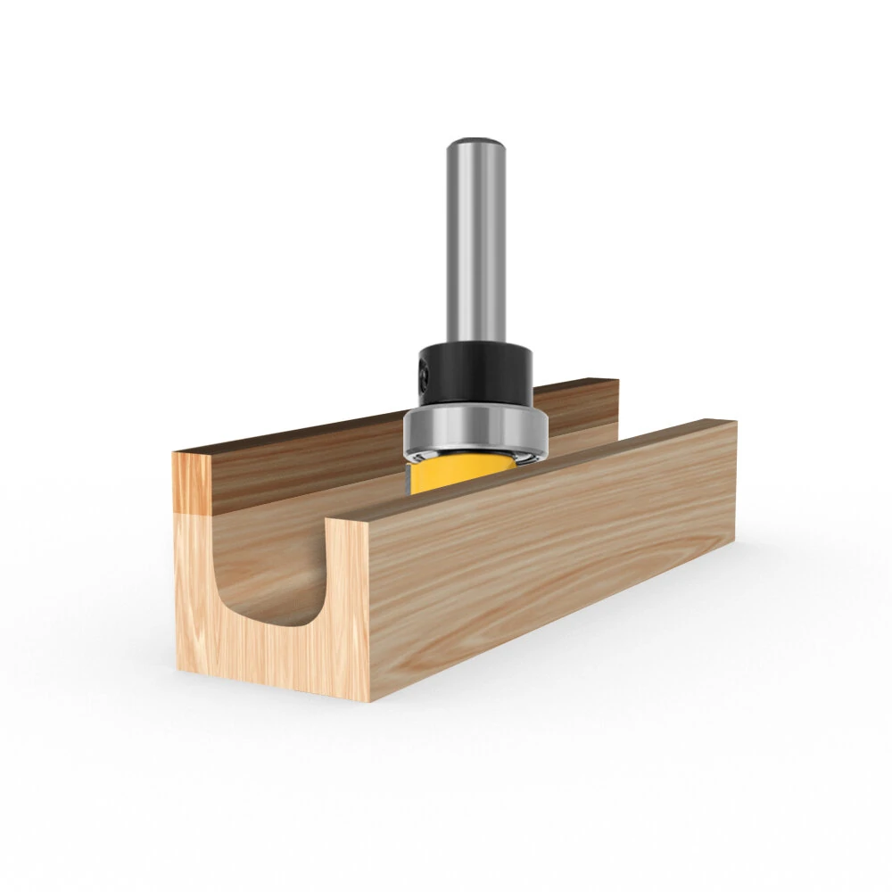3pcs Multi-size Shank Round Nose Router Bits with Bearing | Carbide Woodworking Cutter - Image 5