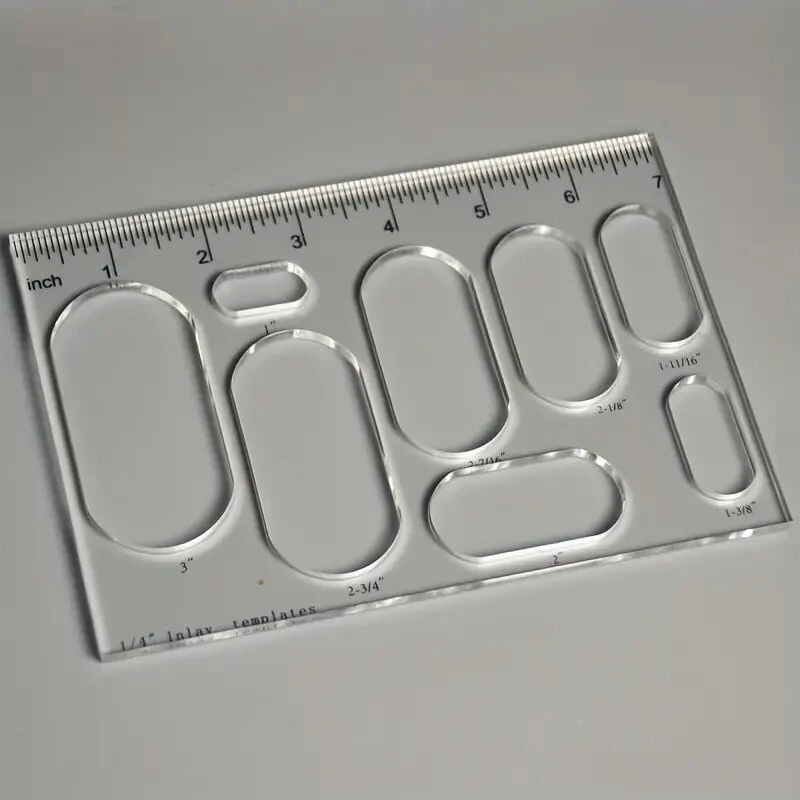 8-in-1 Acrylic Router Template Set | 5mm Thick Oval Nested Templates for Woodworking - Image 3
