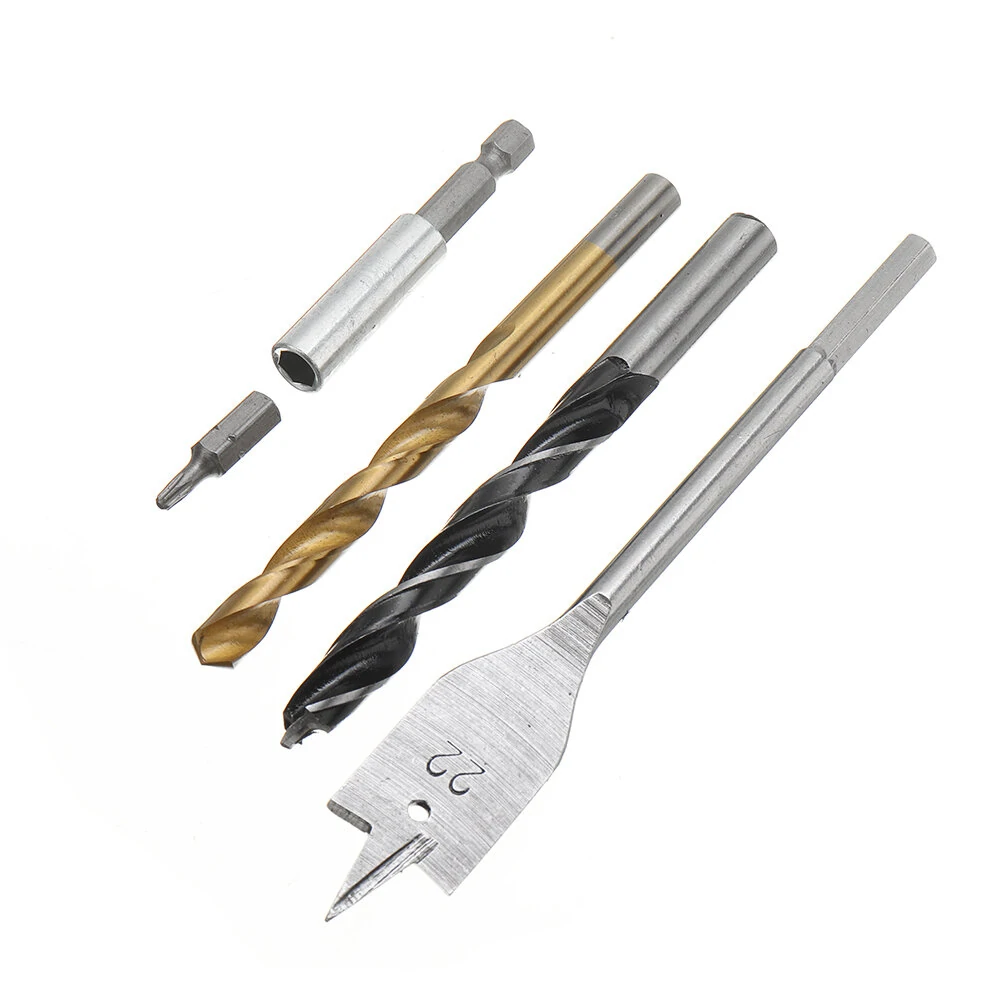 31Pcs Titanium Coated Hole Saw Set - 1/4 Inch Hex Shank with Magnetic Rod - Image 4